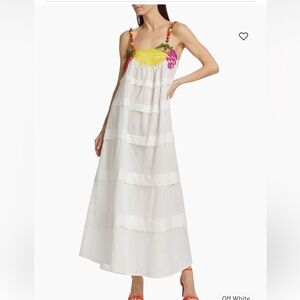 Farm Rio Fruit Cotton Tiered Maxi xs - shipping out August 26